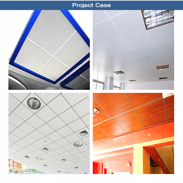 0.7mm Perforated Suspended Aluminum Ceiling Lay in Ceiling for Interior