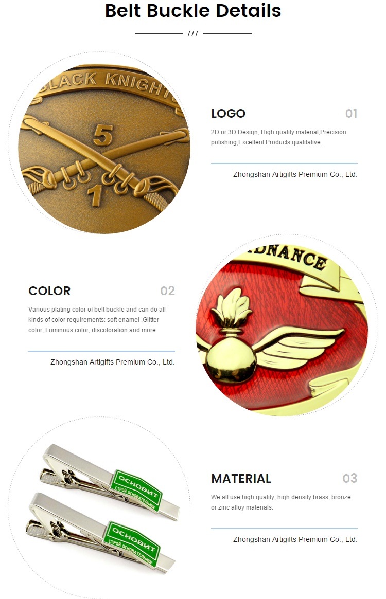 Hot Sale Fashion 3D Men Copper Antique Solid Belt Buckle