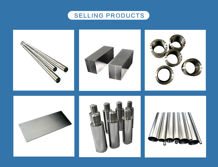 8X8X300 W/Cu 75/25 Wolfram Copper Alloy Square Bar