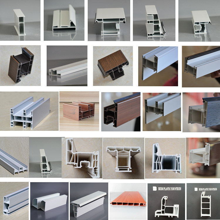 China Beidi Customized UPVC/PVC Plastic Profiles for 65 Windows &Doors
