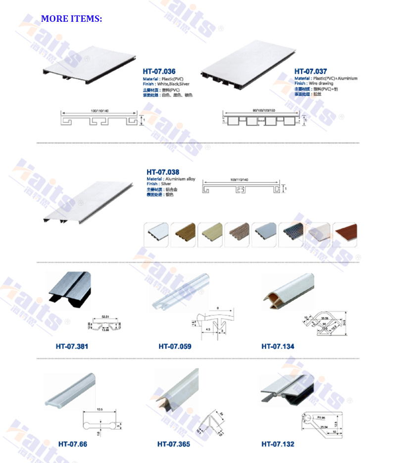 White Skirting Board Kitchen Plinth PVC Skirting Board