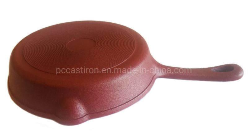 10'' Real Nonstick Cast Iron Frying Pan China Factories