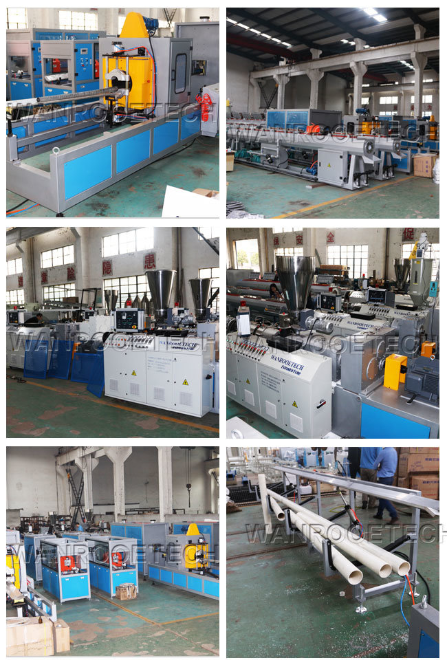 Reasonable Price UPVC/WPC/PVC Pipe/Tube Making Extruder Extrusion Production Line