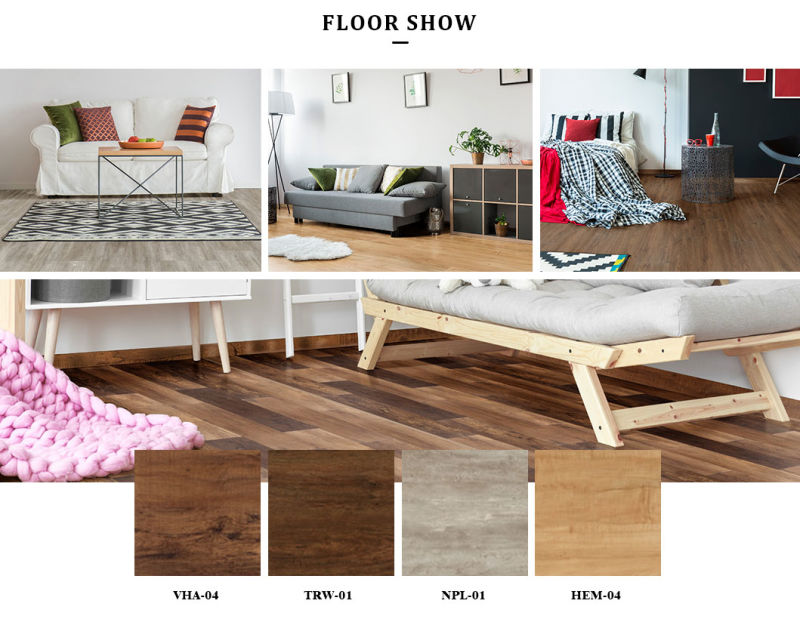 China Manufacturer Luxury Vinyl Flooring Plank Waterproof Plastic Flooring