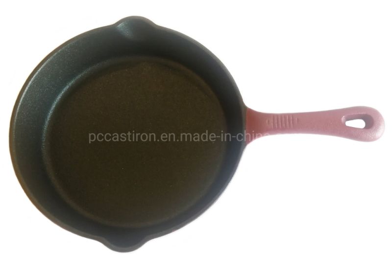 10'' Real Nonstick Cast Iron Frying Pan China Factories