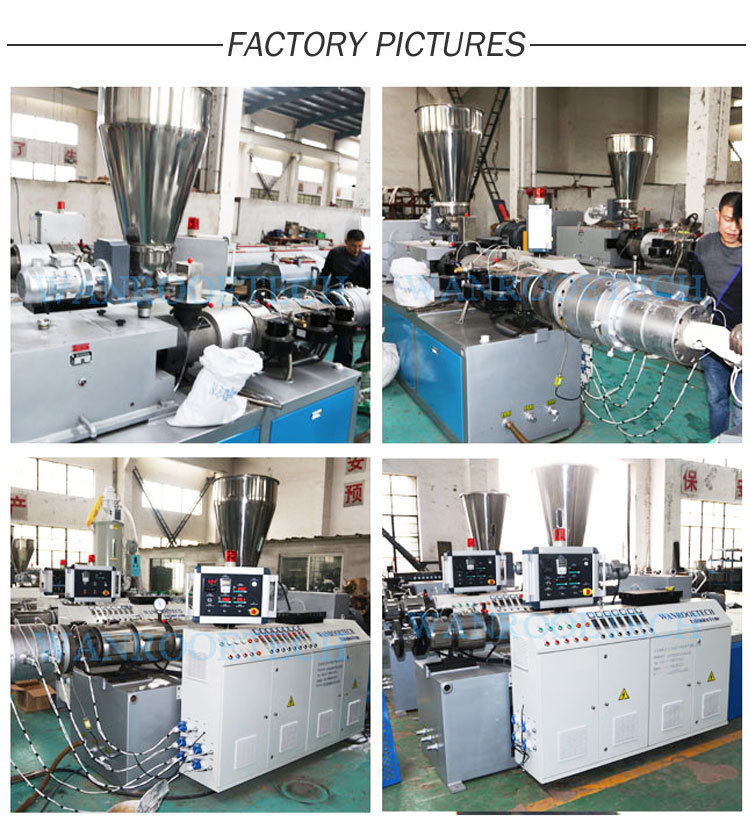 China Manufacturers WPC UPVC PVC Plastic Pipe Profiles Extrusion