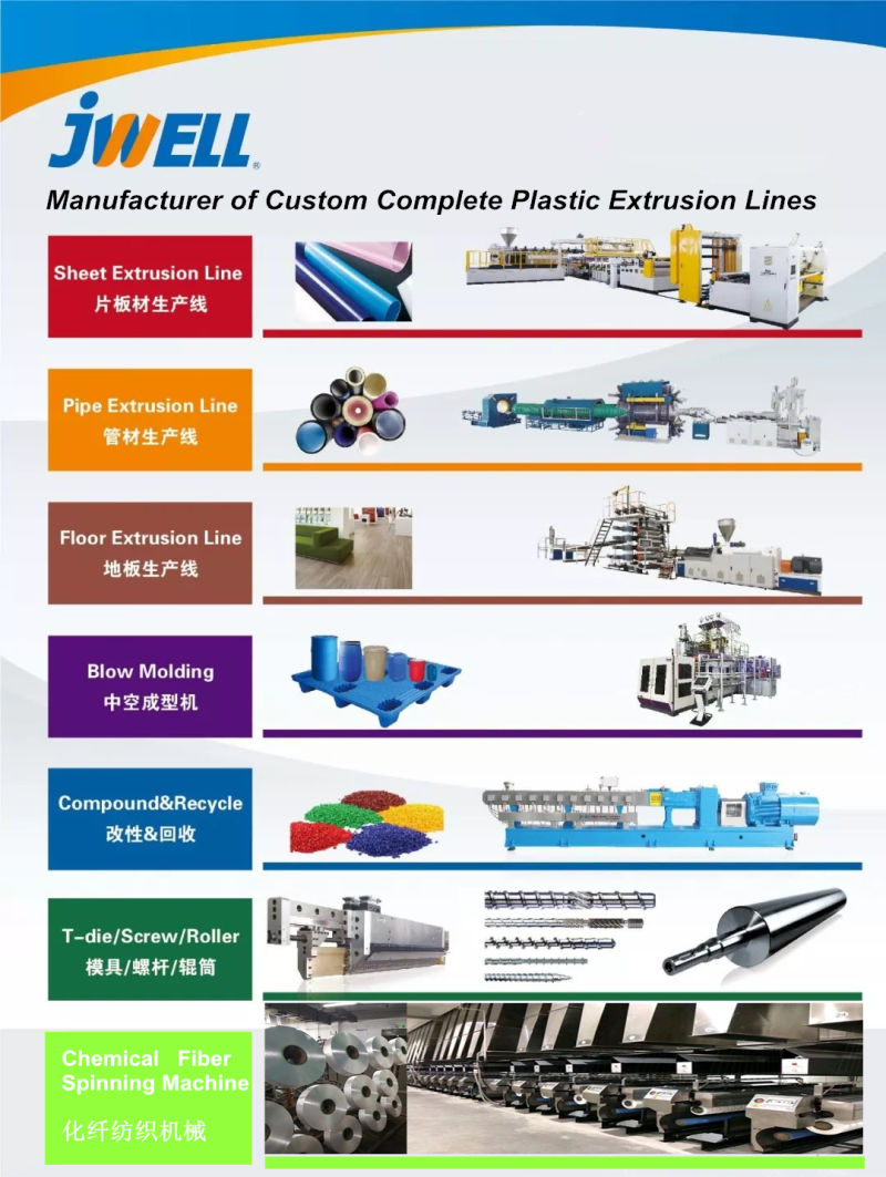 Jwell WPC PP/PE/PVC Wood Plastic Profile Extrusion Equipment