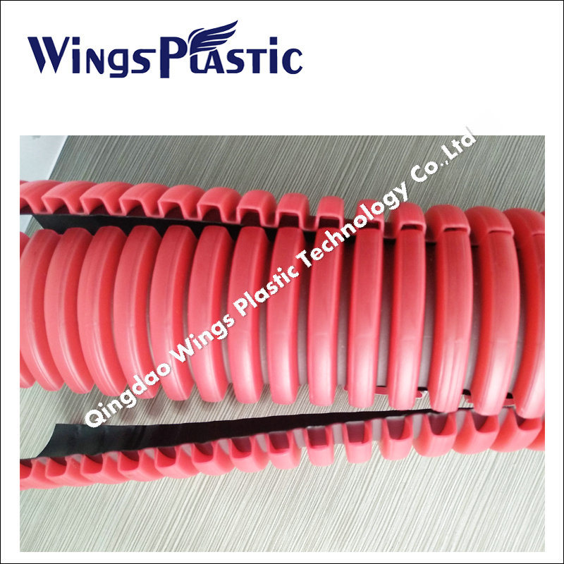 PVC Double Wall Corrugated Pipe Plastic Extrusion Machine, PVC Corrugated Pipe Extrusion Line