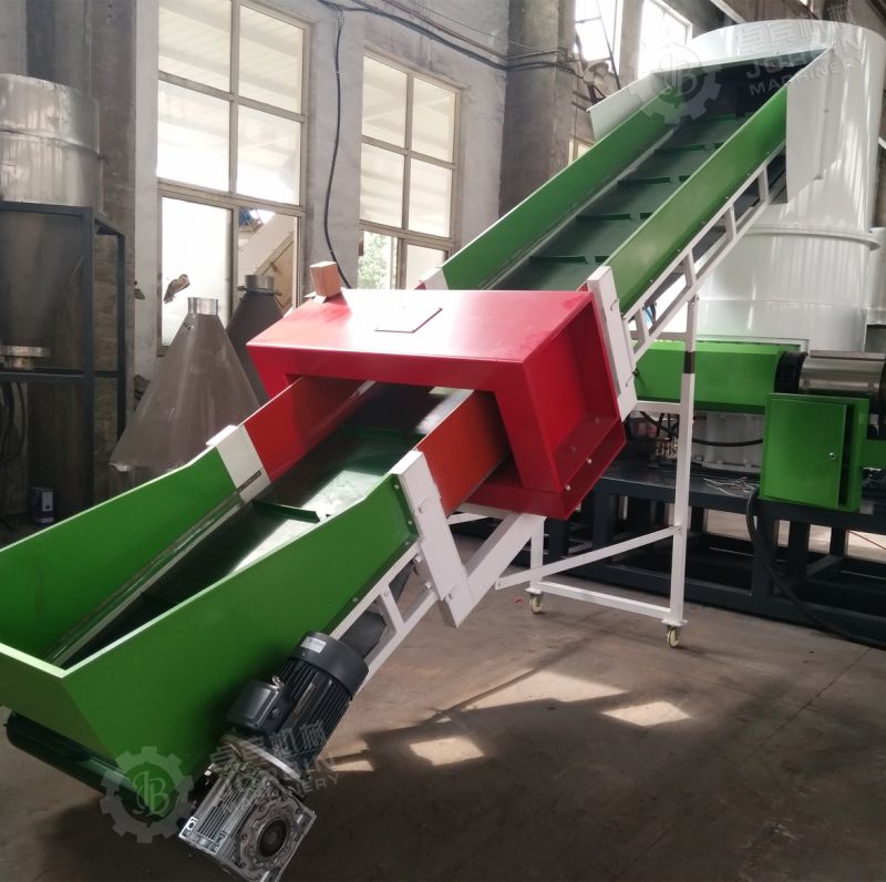 Auto PP PE Agglomerator Recycle Plastic Granules Making Extrusion Machine for Ecuador