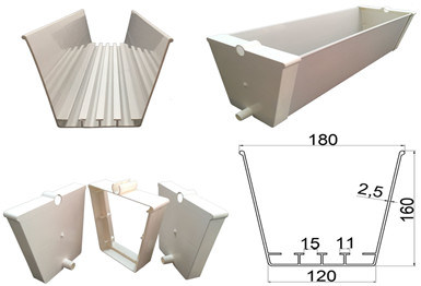 Growth Trough Used for Vertical Tower/Farm/Nft Hydroponics System