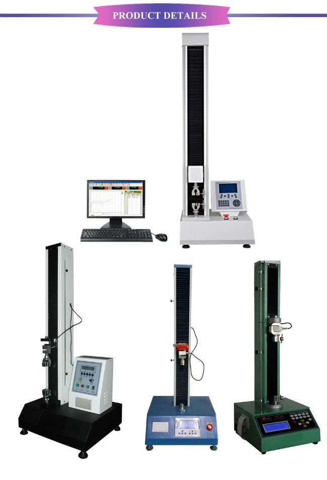 Single Column Electronic Single Column Tensile Strength Testing Machine