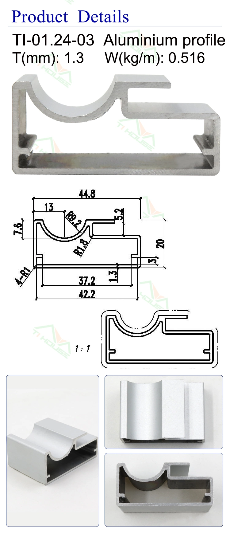 LED Driver Aluminum Profile CNC Drilling and Milling Machine