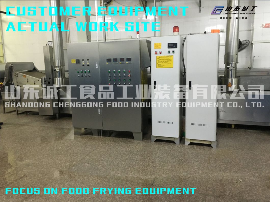 Manufacturing Frying Production Line Fresh Frozen French Fries Sticks Fully Automatic Lays Potato Chips Making Machine