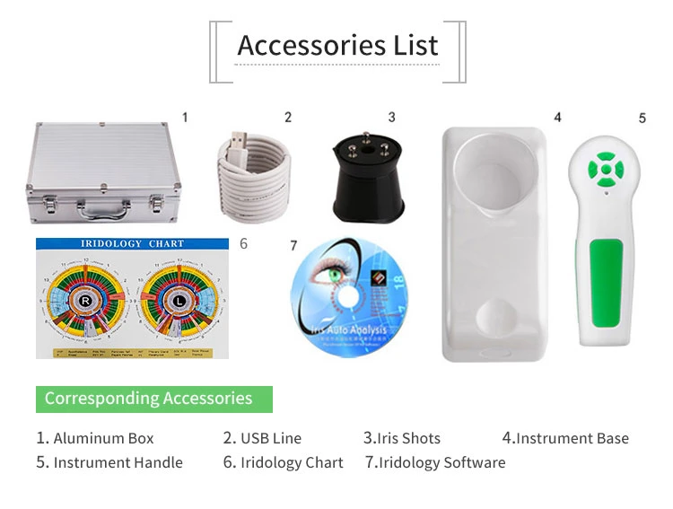 12MP Auto Focus Eye Iris Iridoscope Rapid Body Health Testing Machine