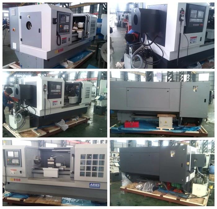 China CNC Flat Bed Lathe Machine Metal Price Ck6150