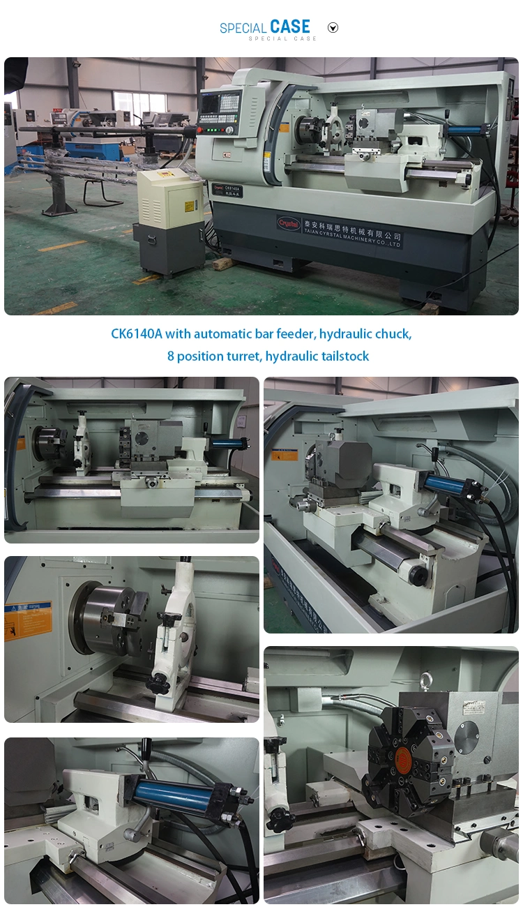 Small CNC Turret Lathe Machine Automatic Turret Tathe Ck6140A