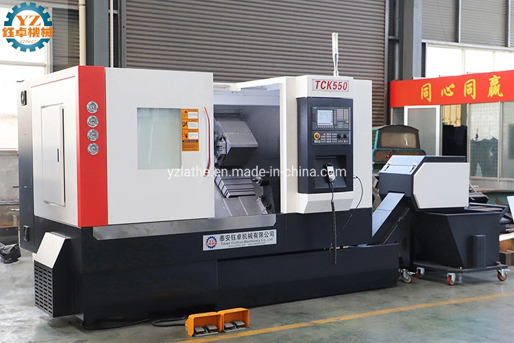 Tck550X1000 Slant Bed CNC Lathe Slant Bed CNC Turning Center CNC Lathe with Power Tool and Y Axis