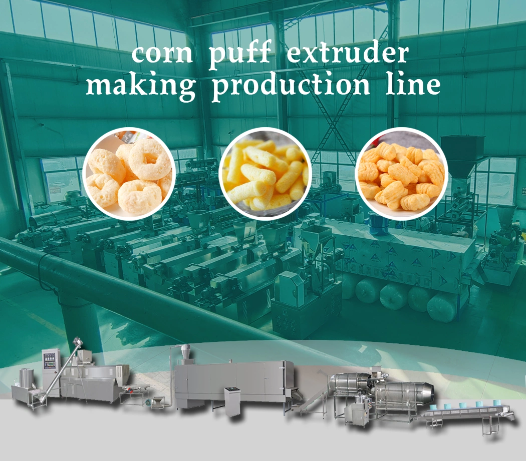 corn puff production line snack manufacturing machine