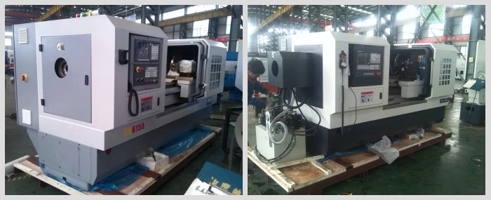 China CNC Flat Bed Lathe Machine Metal Price Ck6150