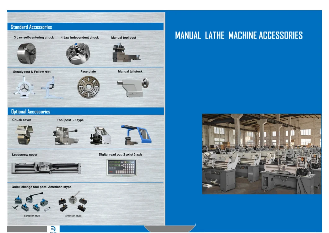 Cq6240f/Gh1640W Metal Turning Lathe for Metal Work with Ce