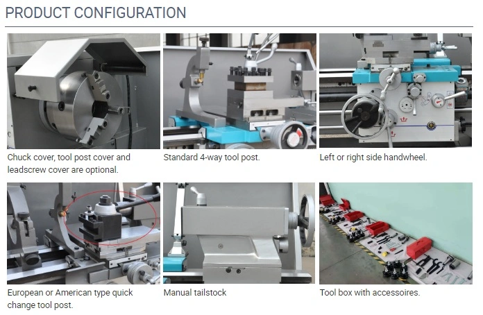 Gear Head Gap Conventional Lathe C6246zk/750