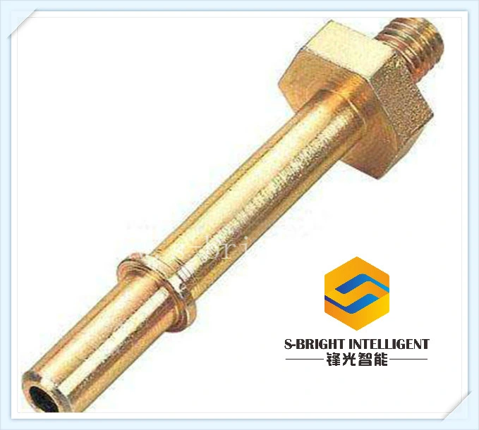 Precision Brass CNC Lathe Part Fabrication for Pump Valve (F-161)