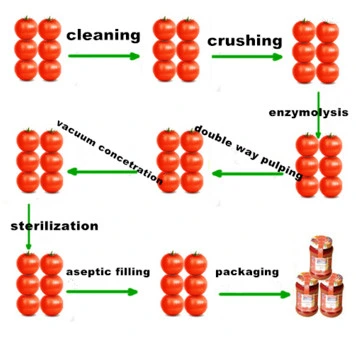 Tomato Paste Making Machine Production Line