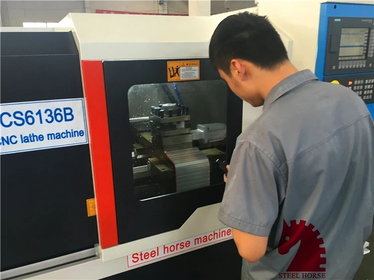 Ck6136 Ck6163 Flat Bed Small Turning Center Horizontal Metal Cutting Precision Engine Mini Bench CNC Lathe