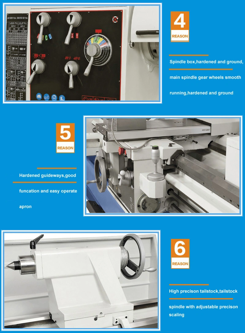 Engine Lathe C6280 Heavy Duty Lathe and Conventional Lathe