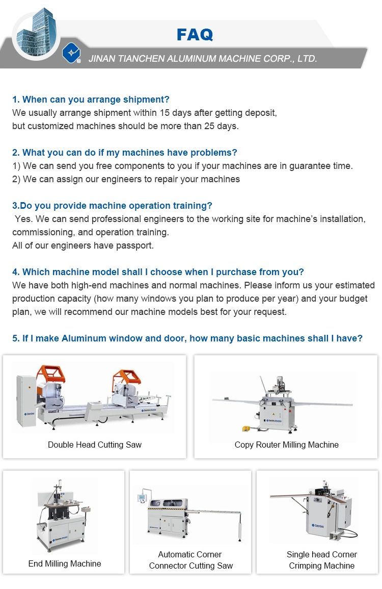 High Speed 5 Axis CNC Gantry Milling Machine Center for Aluminum Profile