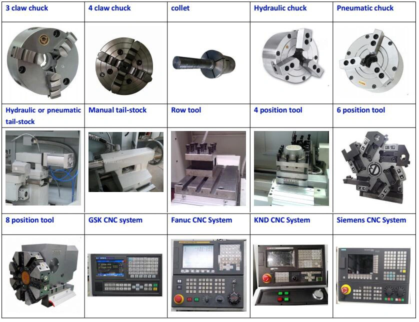 GSK Controller Ck6150t CNC Lathe Machine Big Metal Lathe