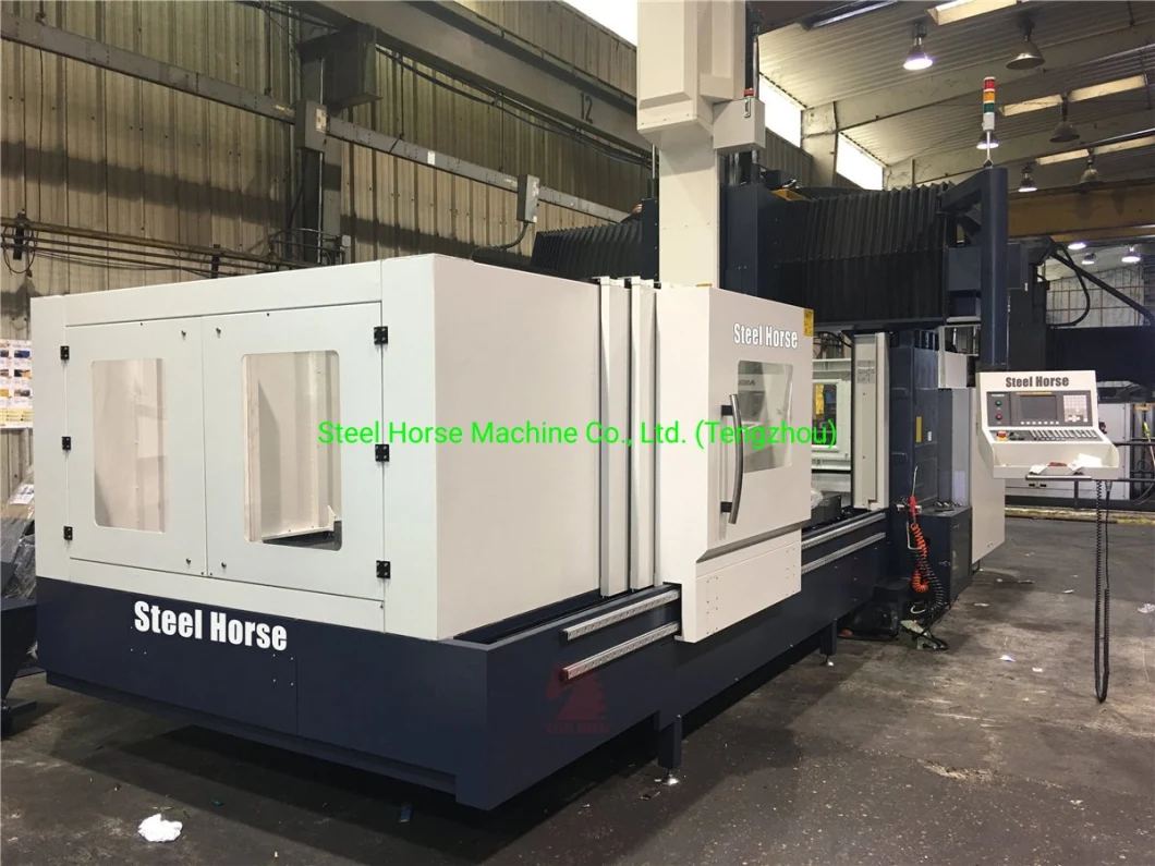 Vb1422 Heaviest Double Column Bridge Gantry CNC Milling Machining Center