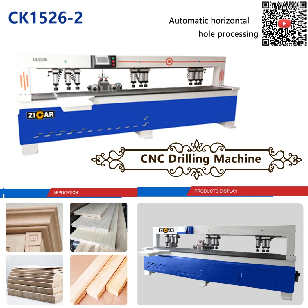 Customized size High speed 2.2KW automatic CNC side hole drilling machine for furniture