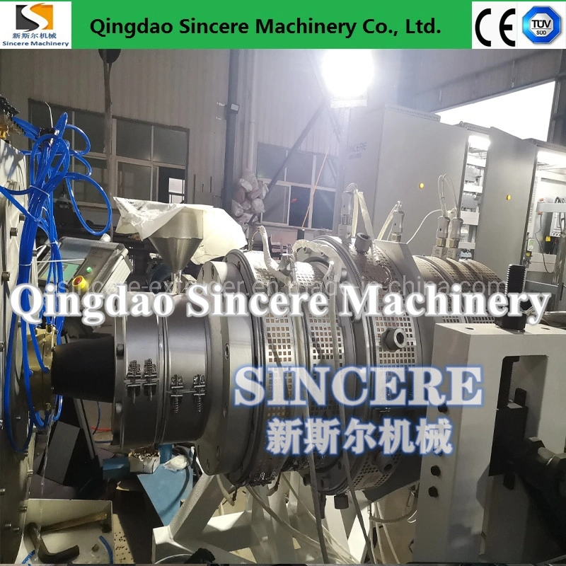 HDPE/PP Composite Pipe Manufacturing Extruding Machinery, 3 Layers HDPE Pipe Extruding Production Line