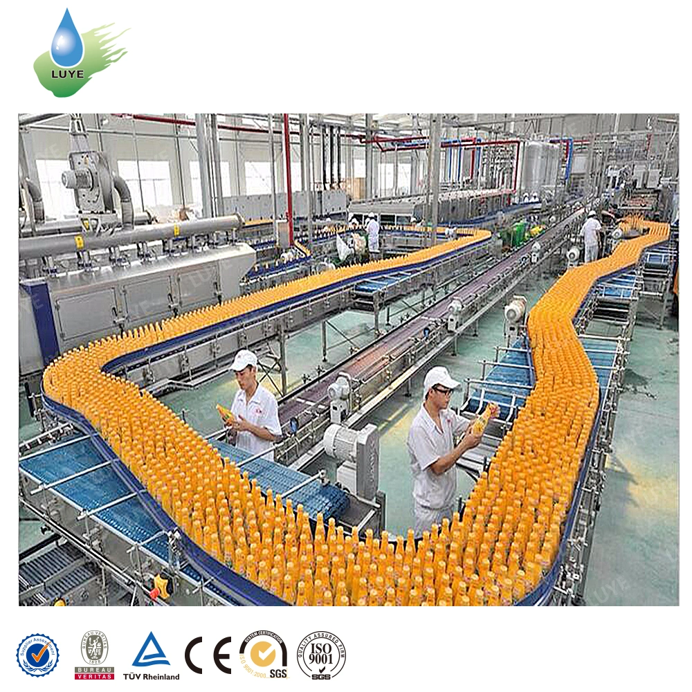 Concentrated Juice Production Line/Commercial Juice Making Machines/Carbonated Juice Line Process Flow