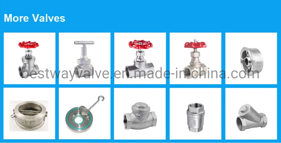 Industrial Valves 304 316 2PC Stainless Steel Floating Ball Valves