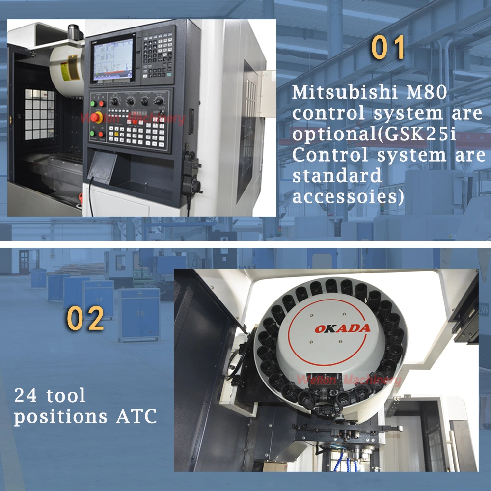 Vertical CNC Machining Center Vmc1160 CNC Milling Machine Center