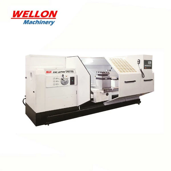 Flat Bed Horizontal CNC Turning Center Lathe Machine (CK6163 / CK6180 / CK61100)