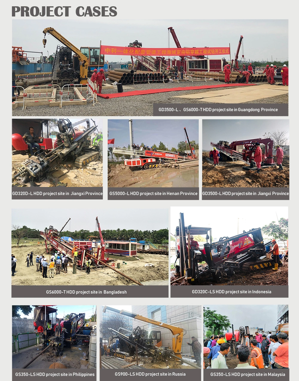 GD 32T(C) trenchless equipment drilling machine for underground drilling/pipe laying