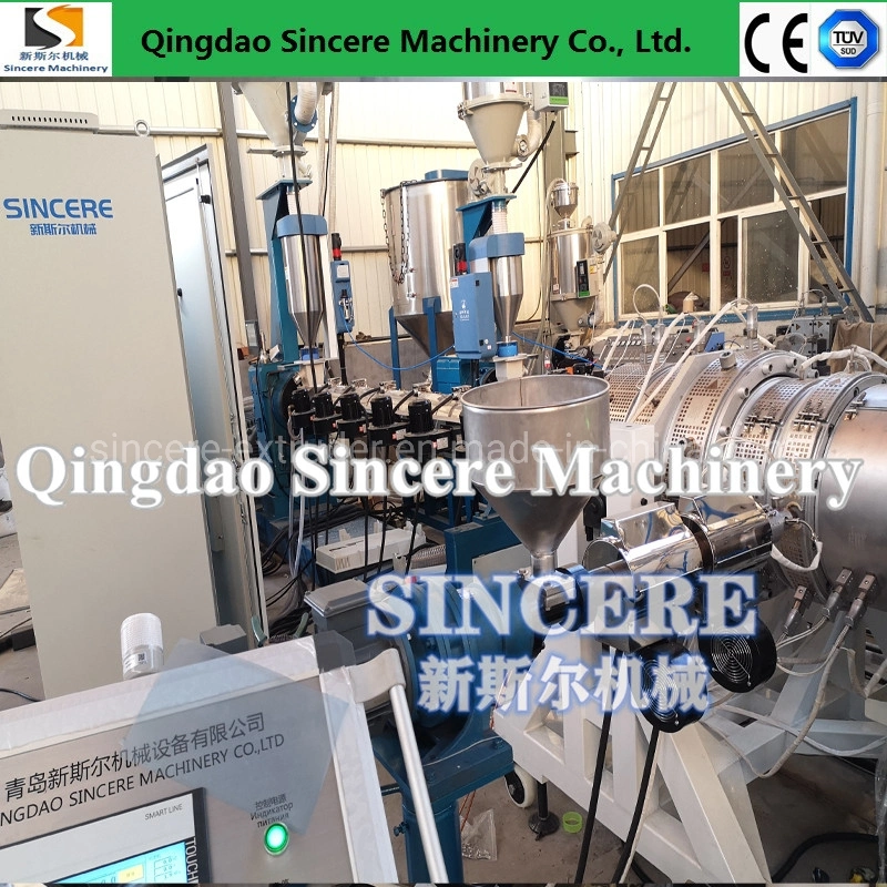 HDPE/PP Composite Pipe Manufacturing Extruding Machinery, 3 Layers HDPE Pipe Extruding Production Line