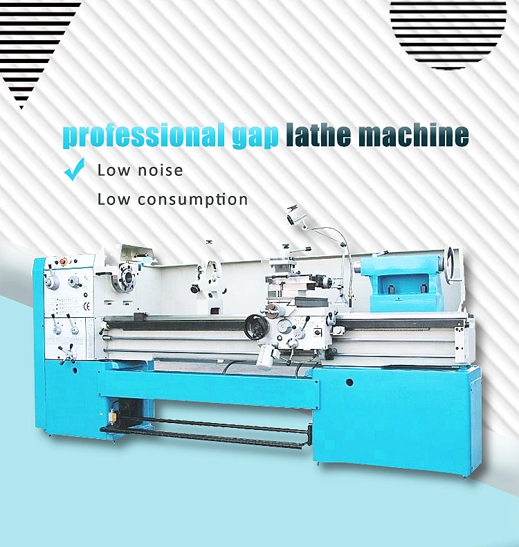 High Quality (LY6250B) Spindle Hole Manual Gap Bed Lathe Machine