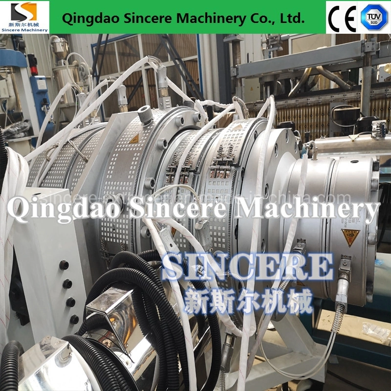 HDPE/PP Composite Pipe Manufacturing Extruding Machinery, 3 Layers HDPE Pipe Extruding Production Line