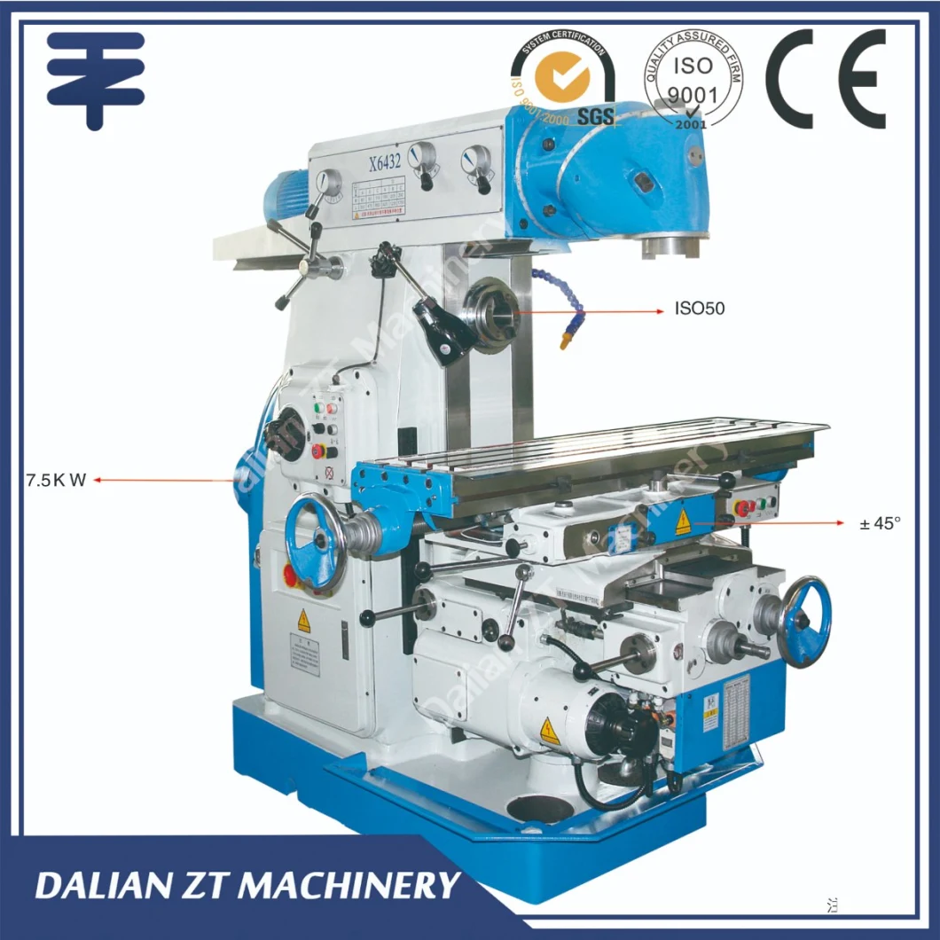 Heavy-duty RAM Milling Machine Conventional Knee-type Vertical Milling Machine X5746 X5750