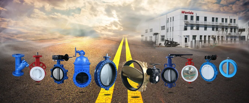 Center Line Double Flanged Butterfly Valves with Electrical Actuator