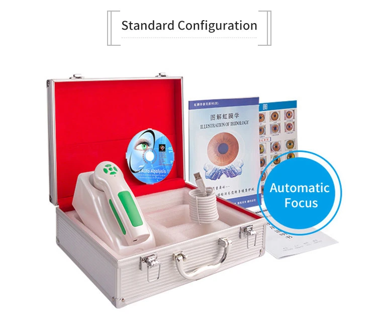 12MP Auto Focus Eye Iris Iridoscope Rapid Body Health Testing Machine