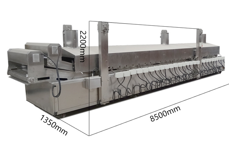 Manufacturing Frying Production Line Fresh Frozen French Fries Sticks Fully Automatic Lays Potato Chips Making Machine