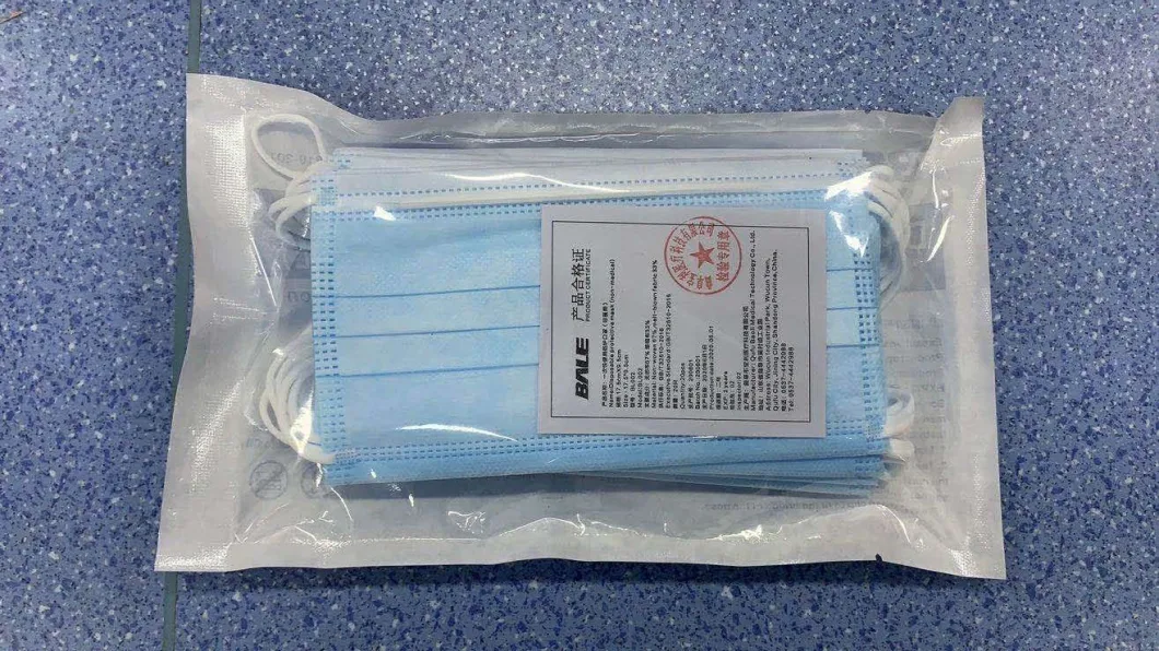 General Supplies Disposable 3ply Folded Earloop Virus Face Mask 3ply Disposable Face Mask