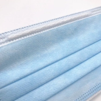 Disposable Face Mask Non-Woven 3 Ply Disposable Blue Face Mask Face Mask Earloop