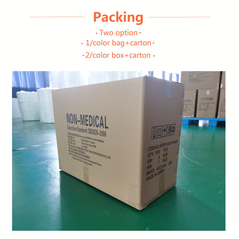 KN95 Respirator Mask Disposable KN95 Face Mask KN95 Face Mask with Breathing Valve