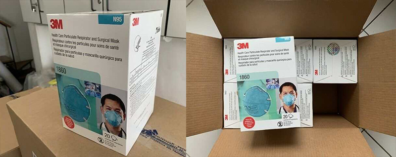 Large Stock 3m 1860 N95 Mask 3m N95 Mask Respirator
